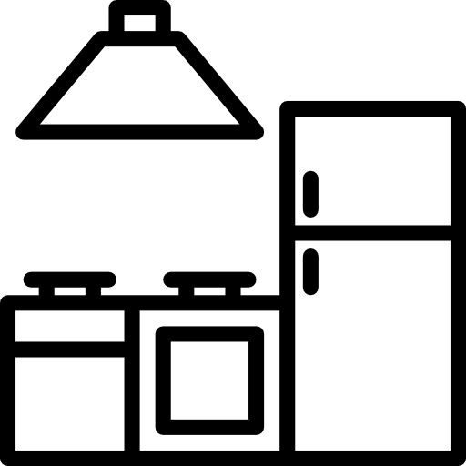 W pełni wyposażona kuchnia